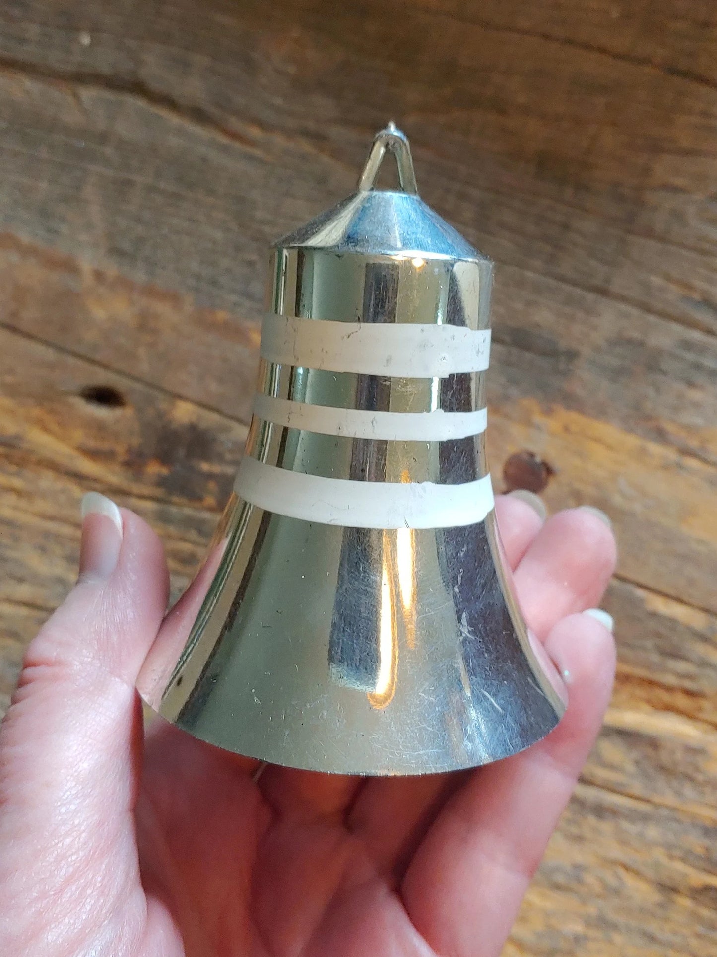 Vintage JewelBrite Unbreakable Bell Christmas Ornaments