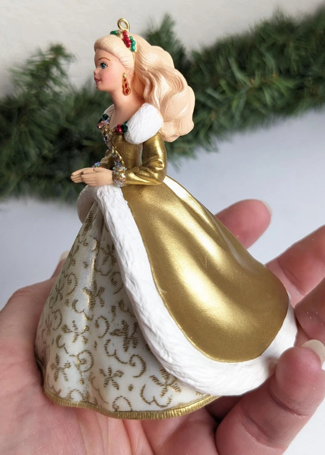 Vintage 1994 Holiday Barbie Christmas Ornament