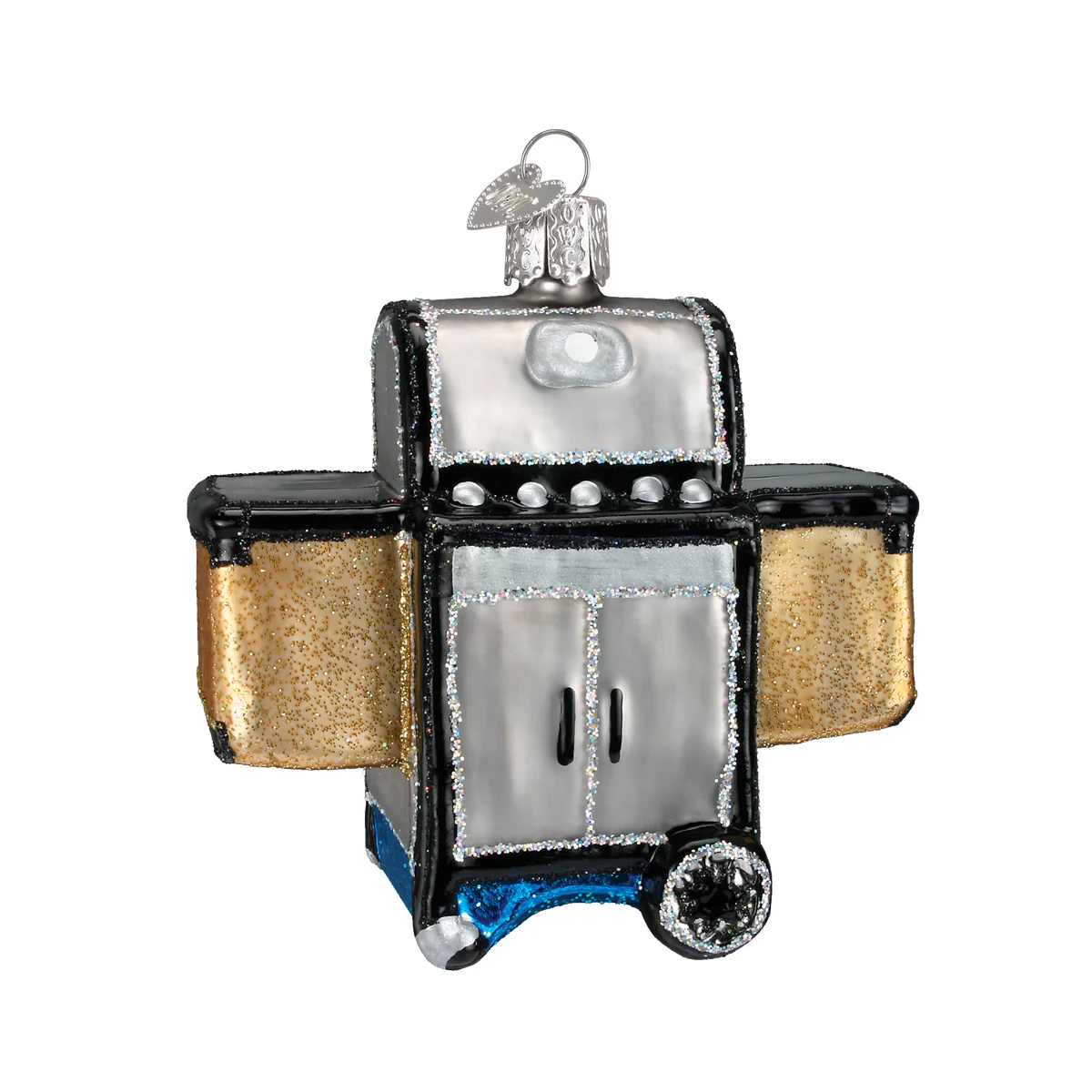 Barbecue Propane Grill - Blown Glass Tree Ornament by Old World Christmas