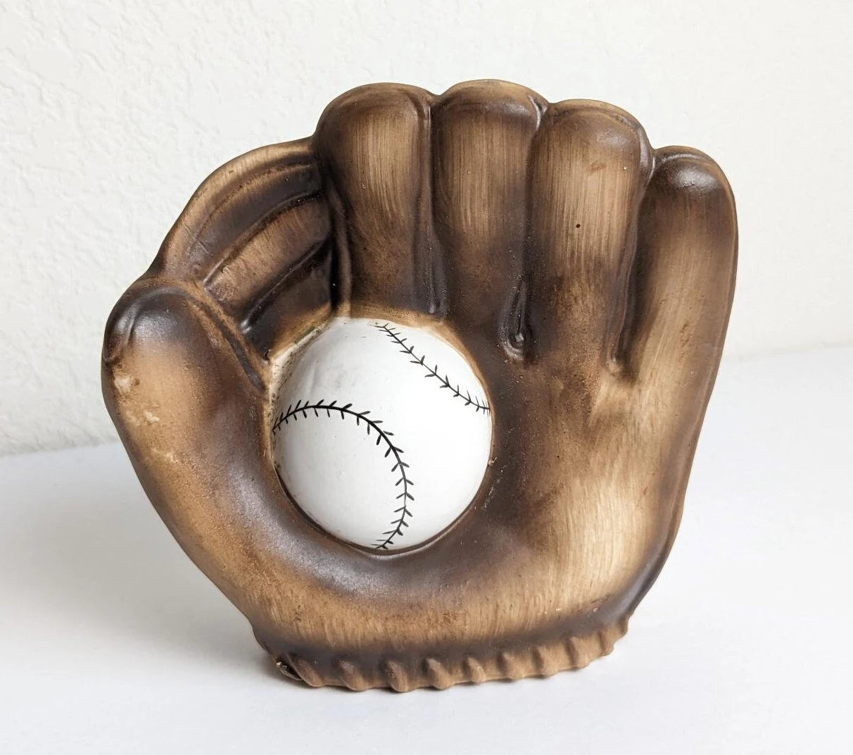 Vintage Inarco Baseball Mit and Ball Planter