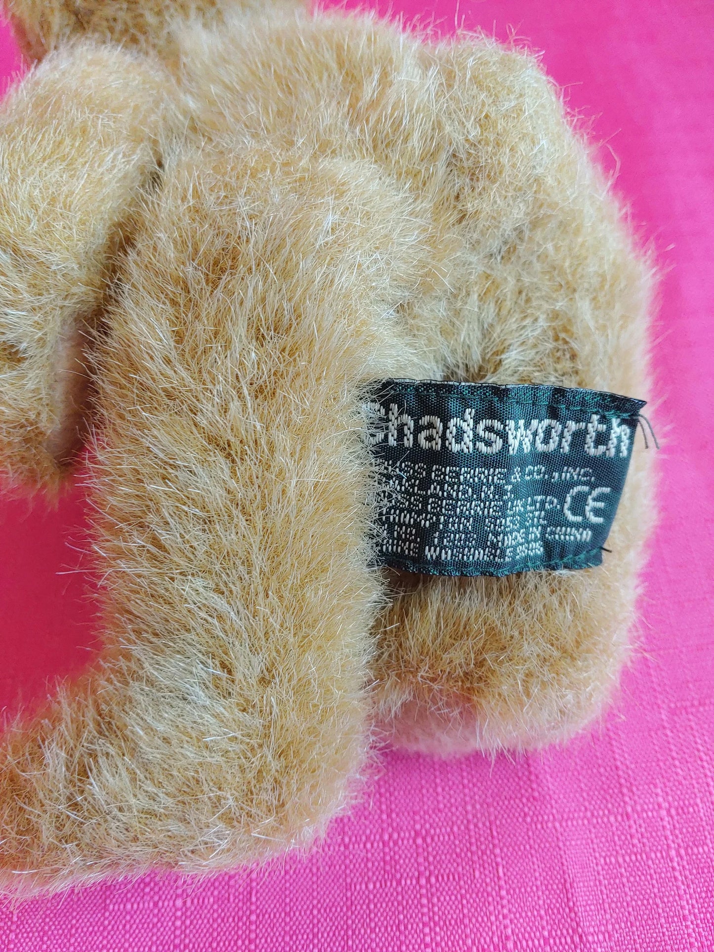 Chadsworth Russ Berrie Stuffed Bear, Light Brown Bear