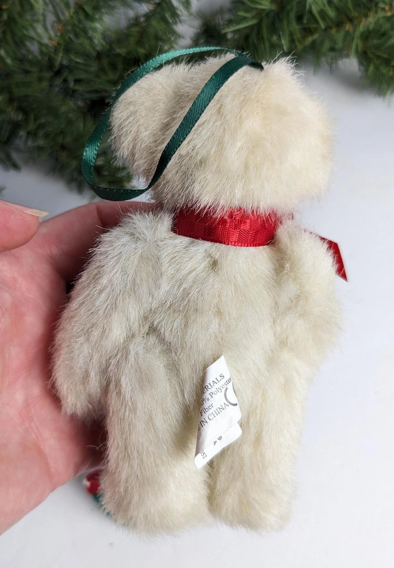 Boyds Bear Devon with Stocking Christmas Ornament