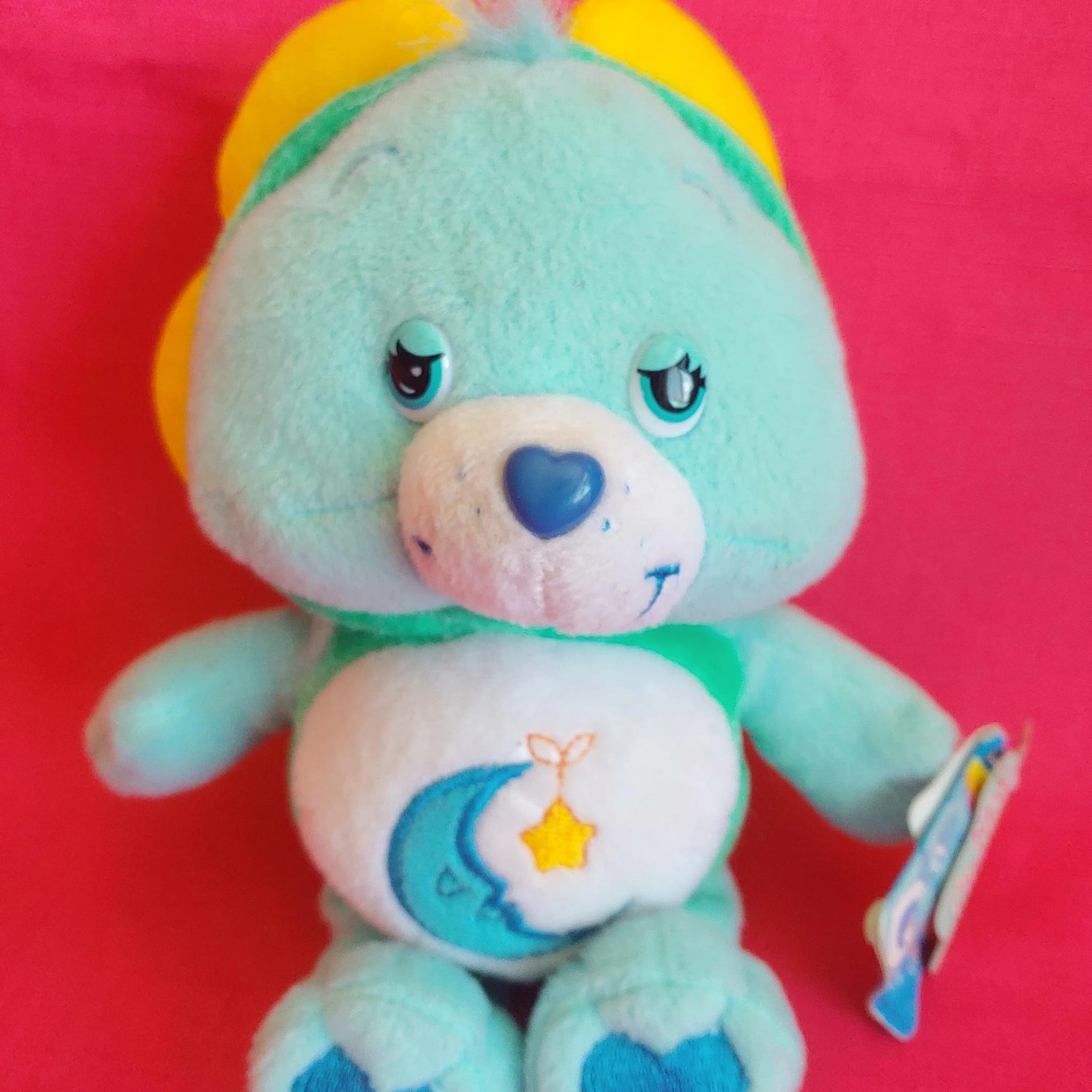 2005 Special Edition Care Bear - Natural Wonders Bedtime Blue Plushie Stuffed Animal