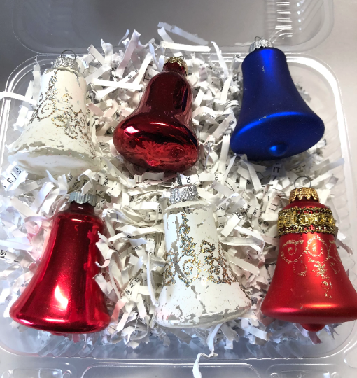 Vintage Christmas Bells Ornaments
