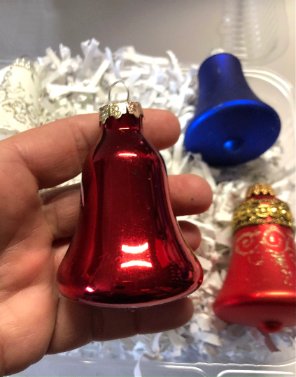 Vintage Christmas Bells Ornaments