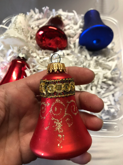 Vintage Christmas Bells Ornaments