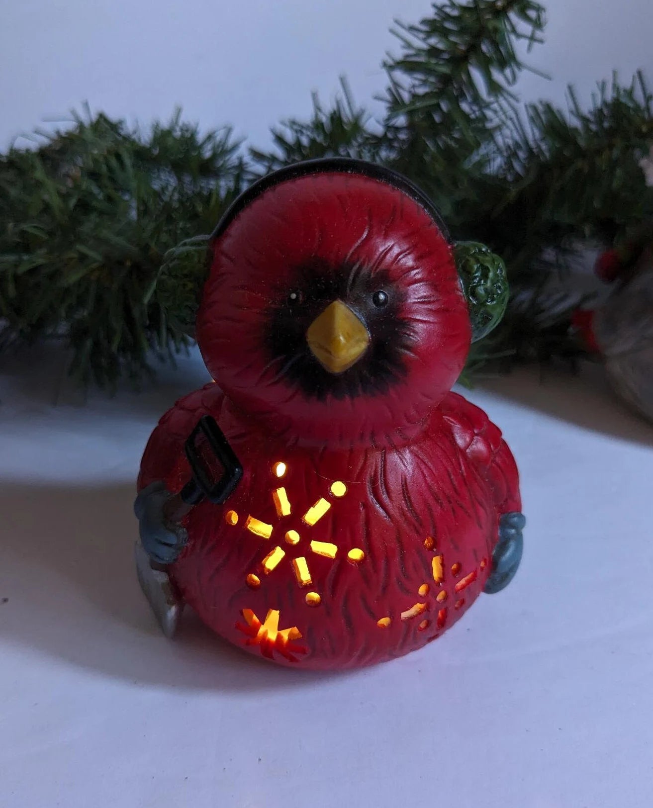 Christmas Bird Tea Light Holders