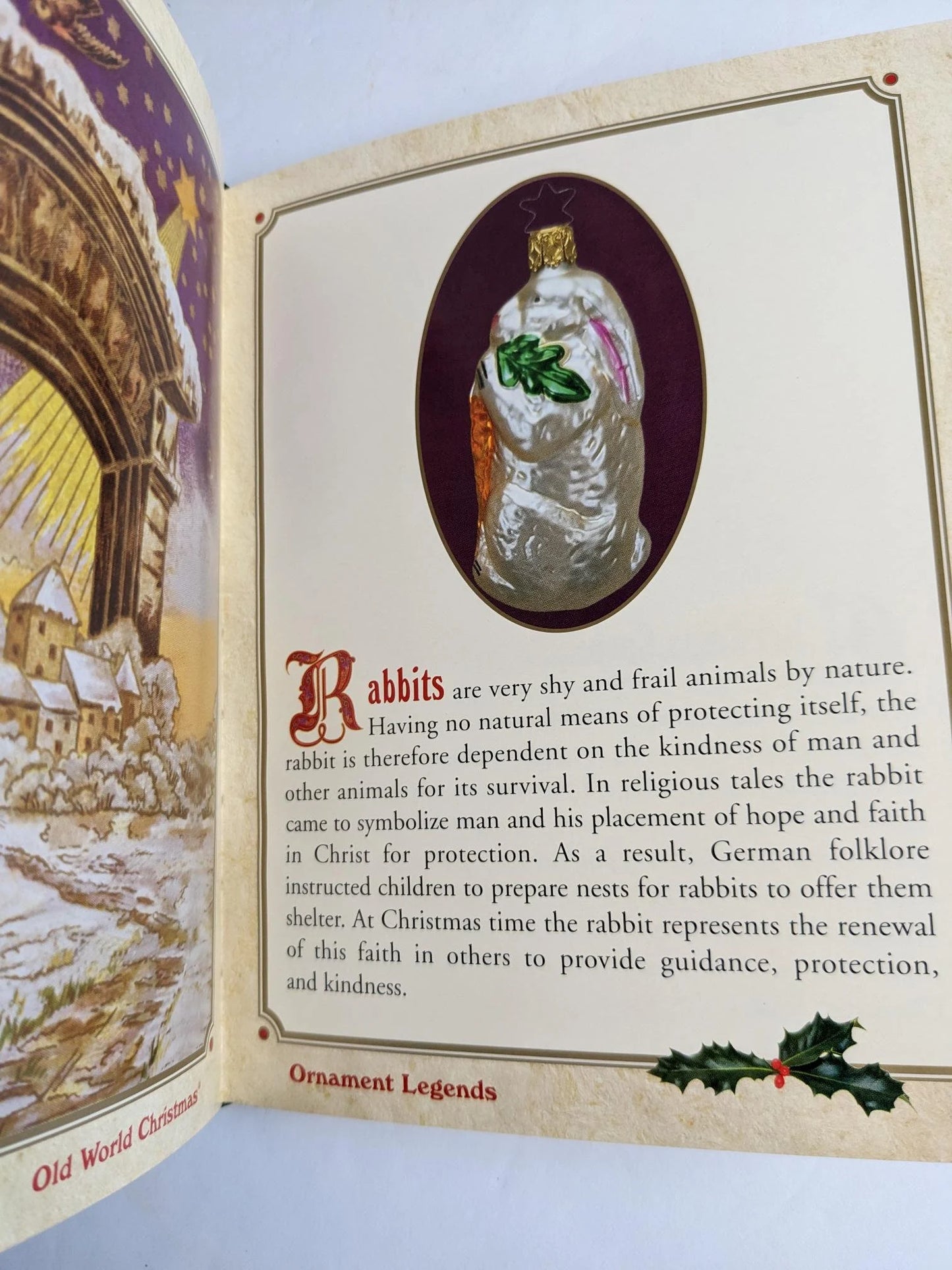 Old World Christmas Ornament Legends Book