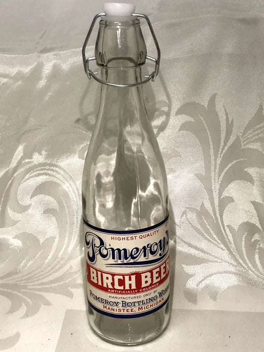 Antique Style Bottle  Decorative Birch Beer Bottle