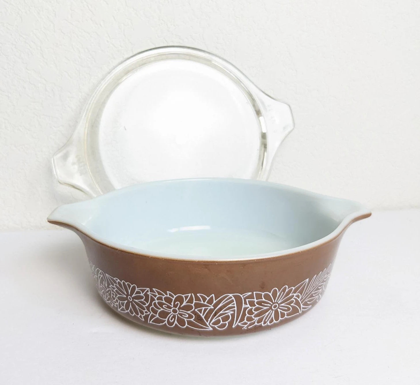 Woodland Brown Pyrex Casserole Dish