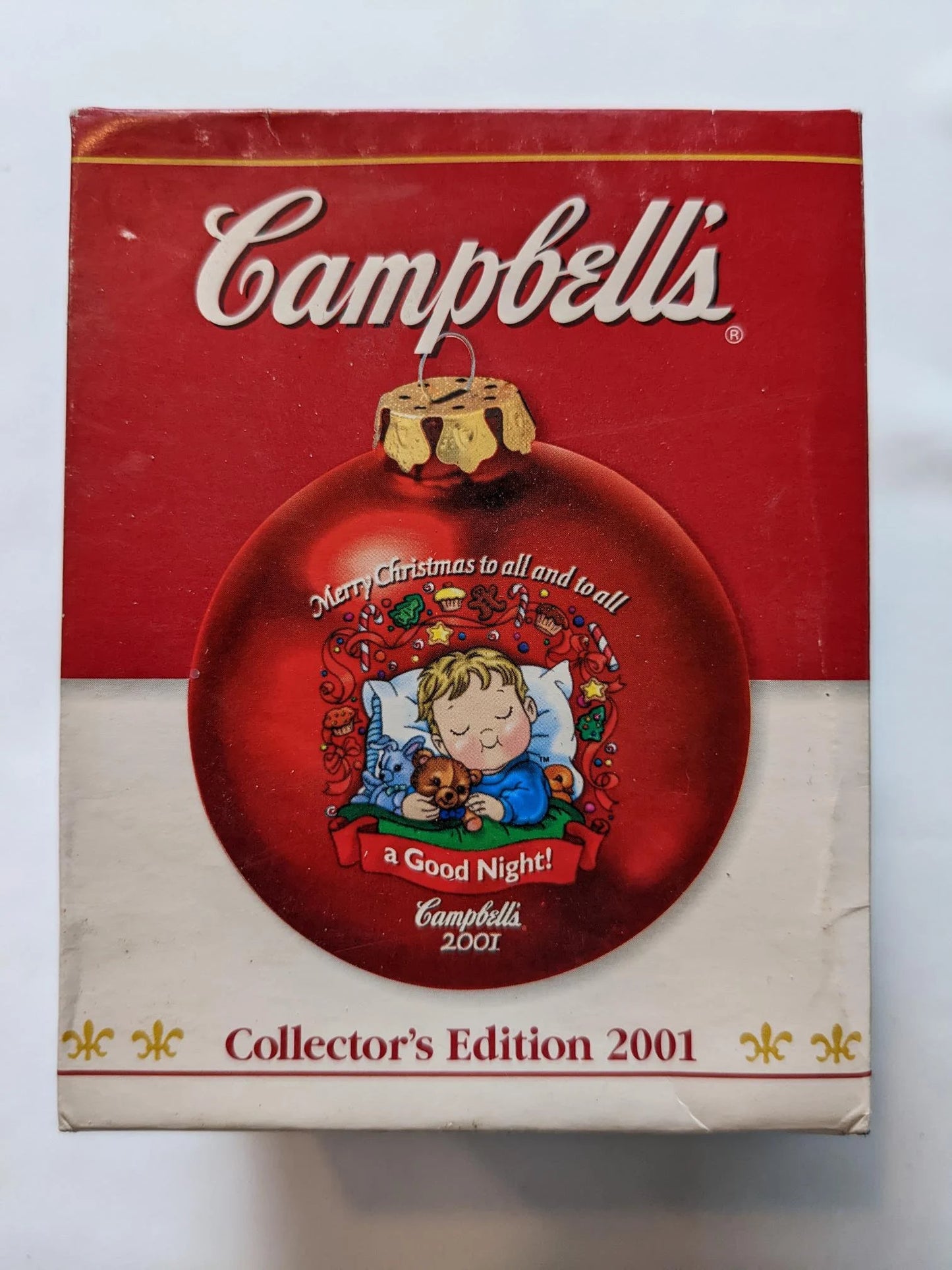 2001 Campbells Soup Christmas Ornament