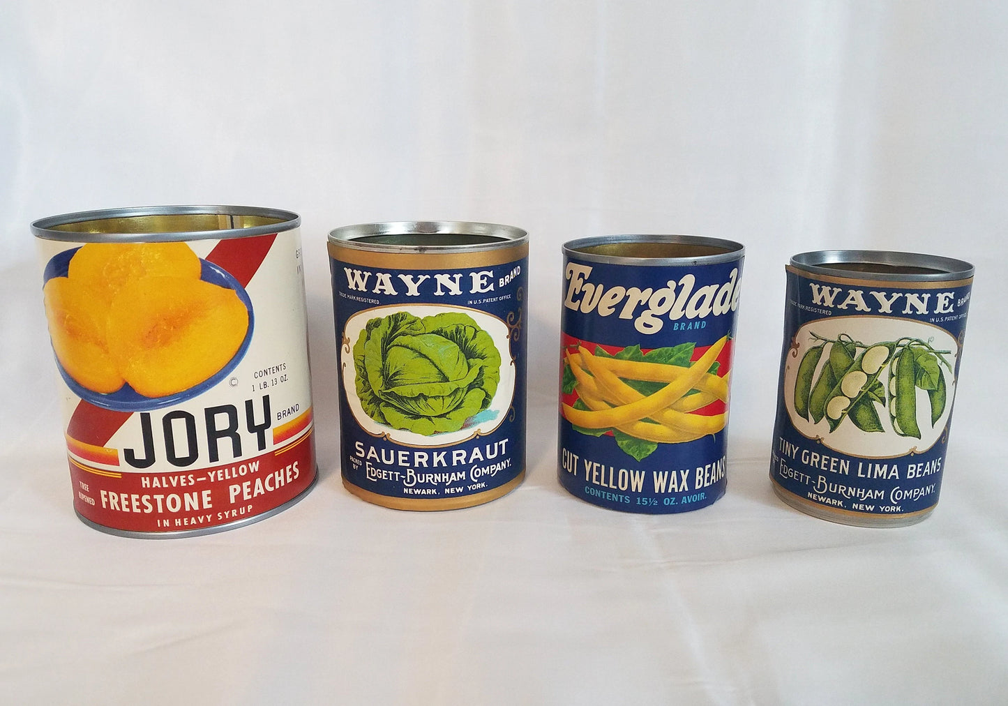 Vintage Can Labels Rustic Kitchen Decor General Store Advertising