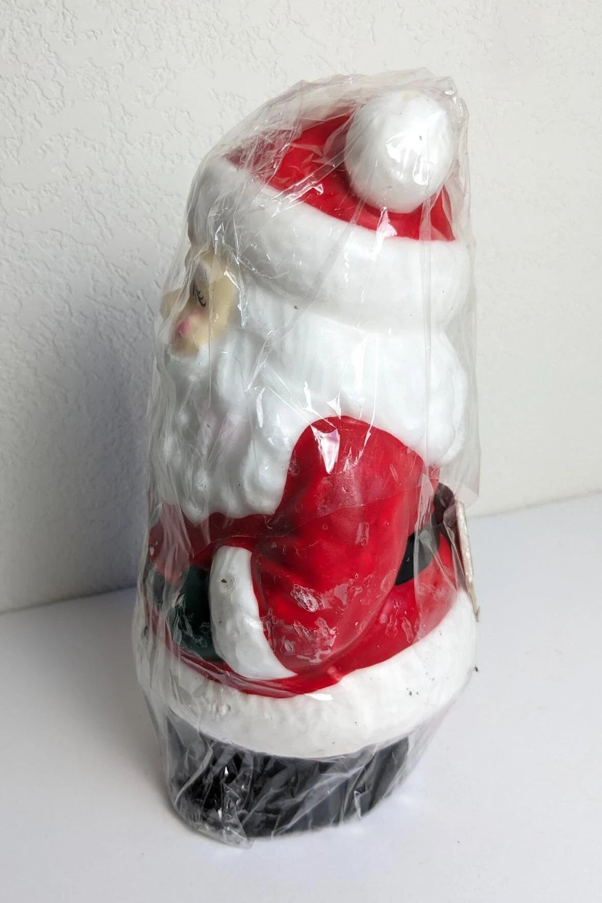 Large Vintage Santa Novelty Christmas Candle