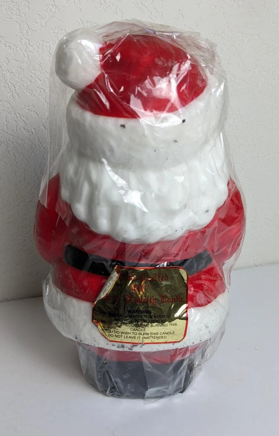 Large Vintage Santa Novelty Christmas Candle