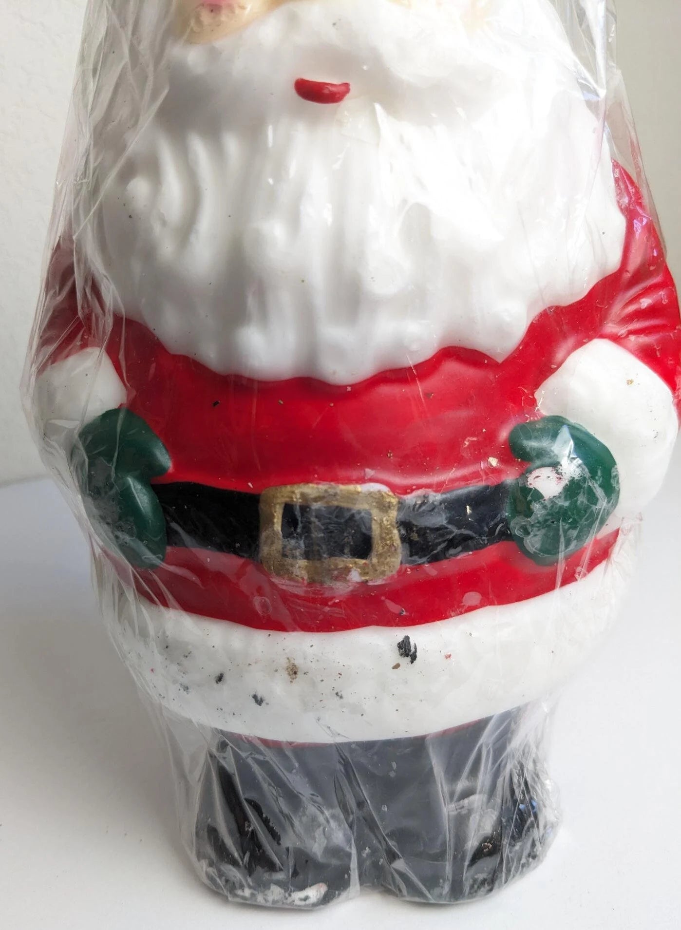 Large Vintage Santa Novelty Christmas Candle