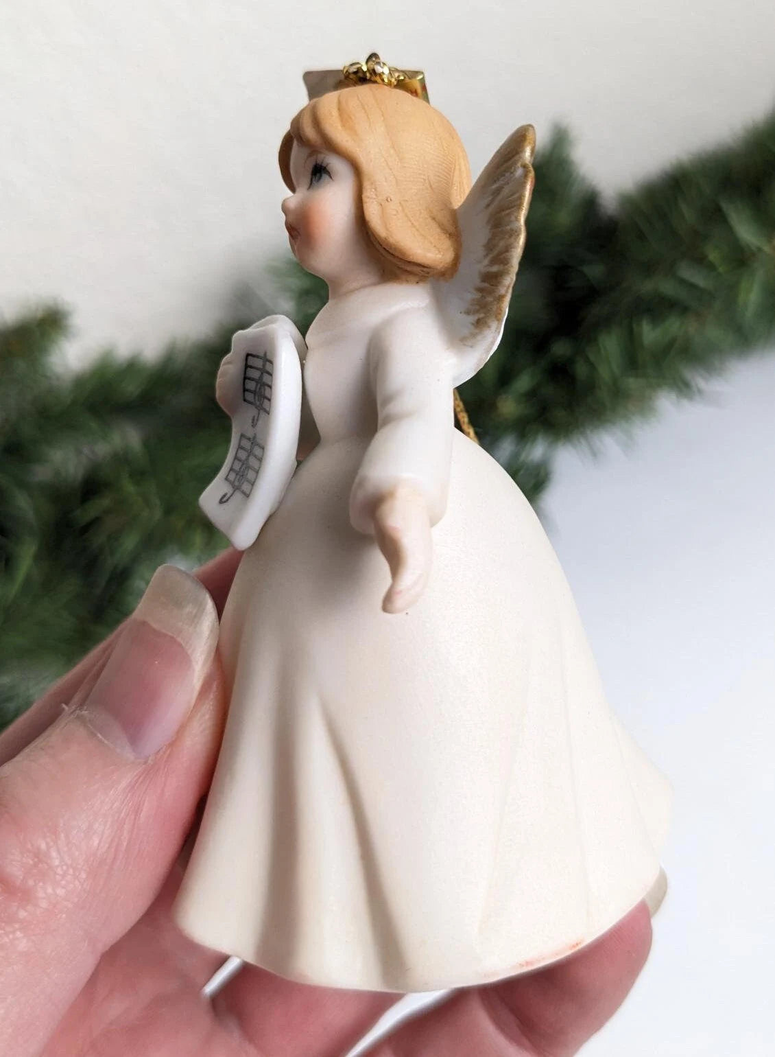 Vintage 1984 Ebeling & Reuss Musical Angel Ornament