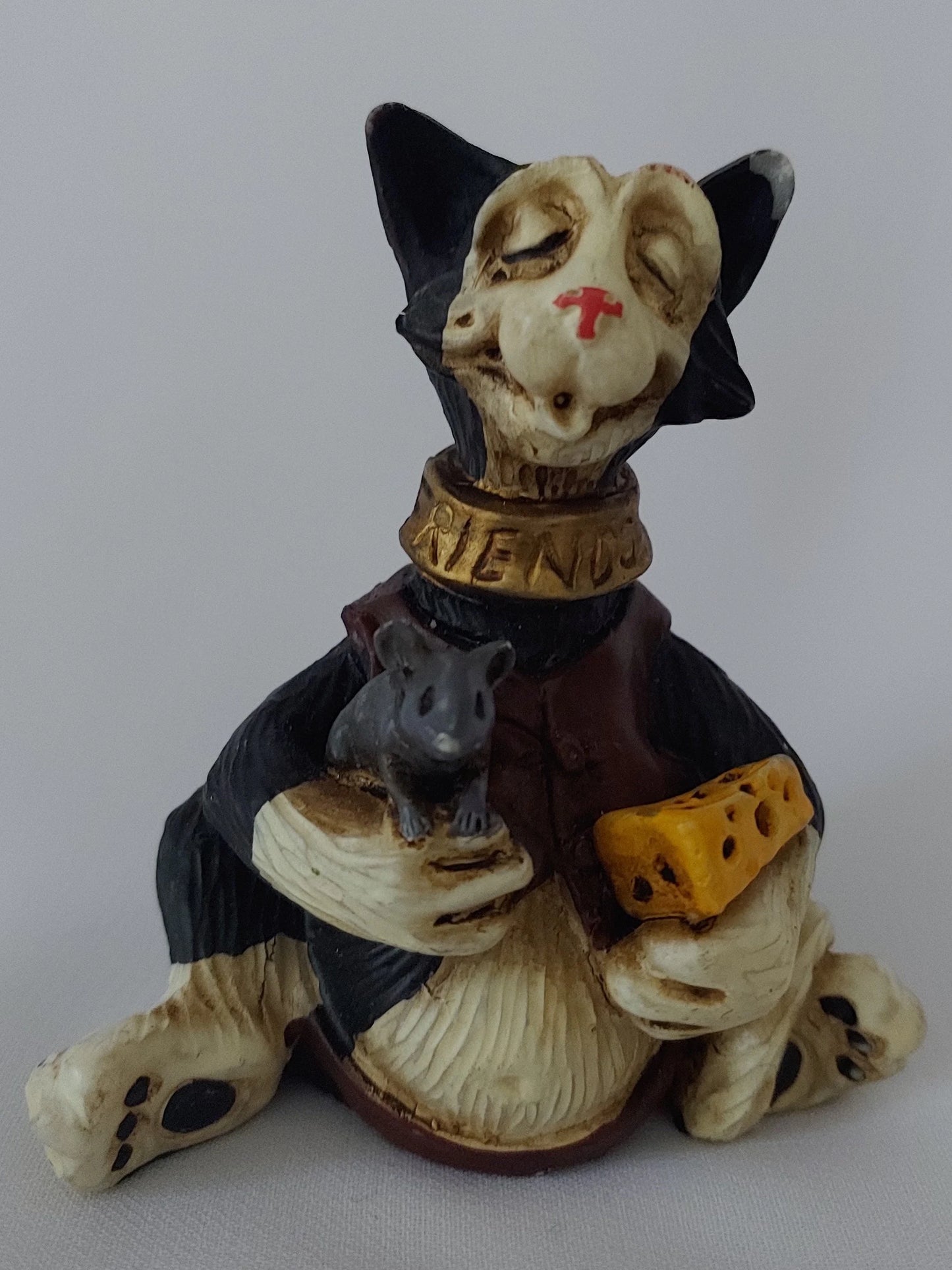 Forever Friends Cat Figurine by the Lost Woodsman