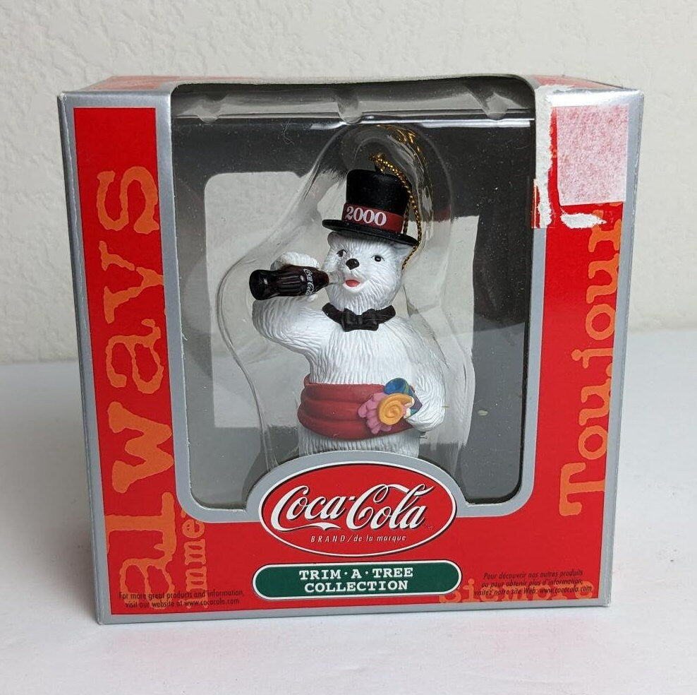 Coca Cola Polar Bear New Year Christmas Ornament