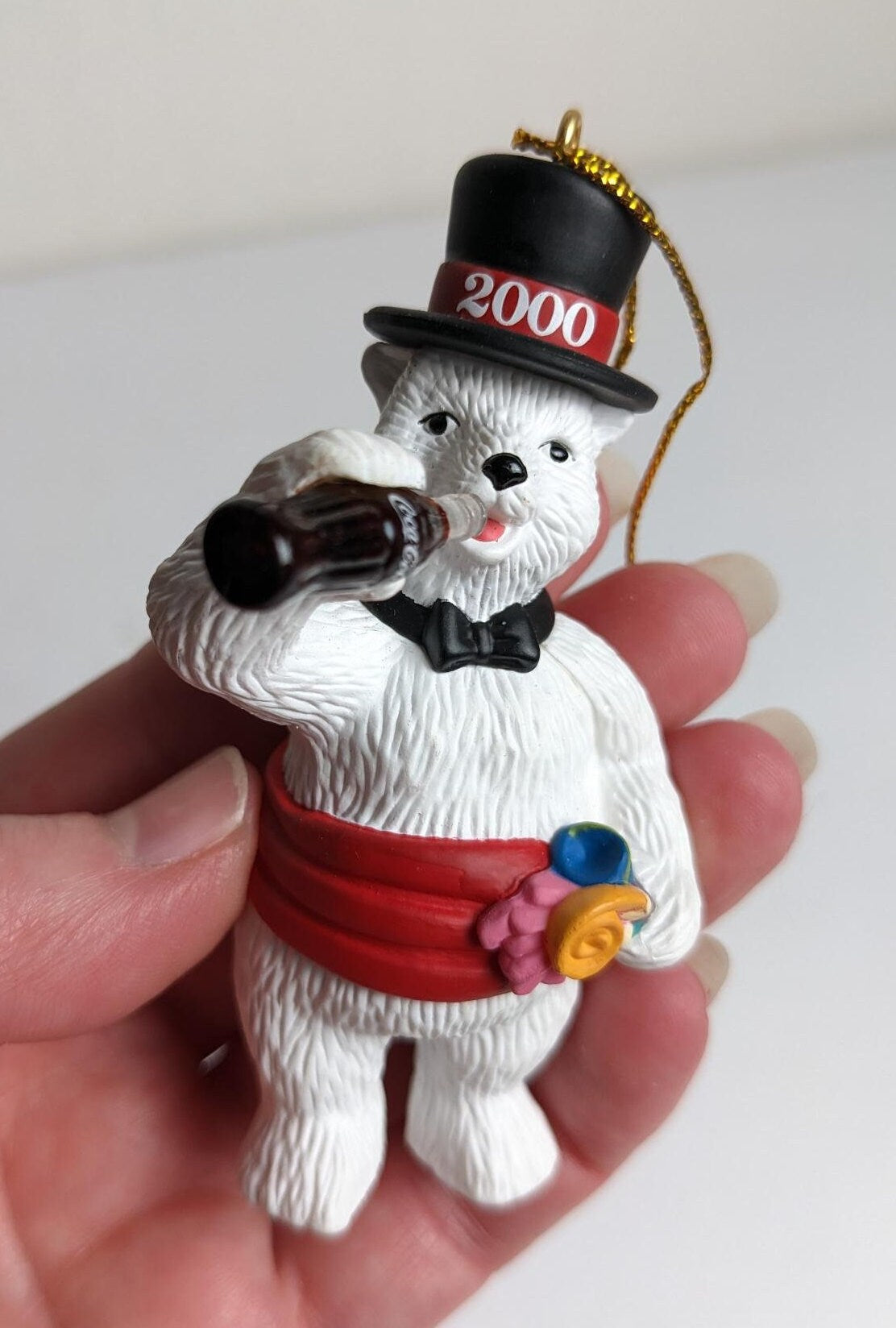 Coca Cola Polar Bear New Year Christmas Ornament