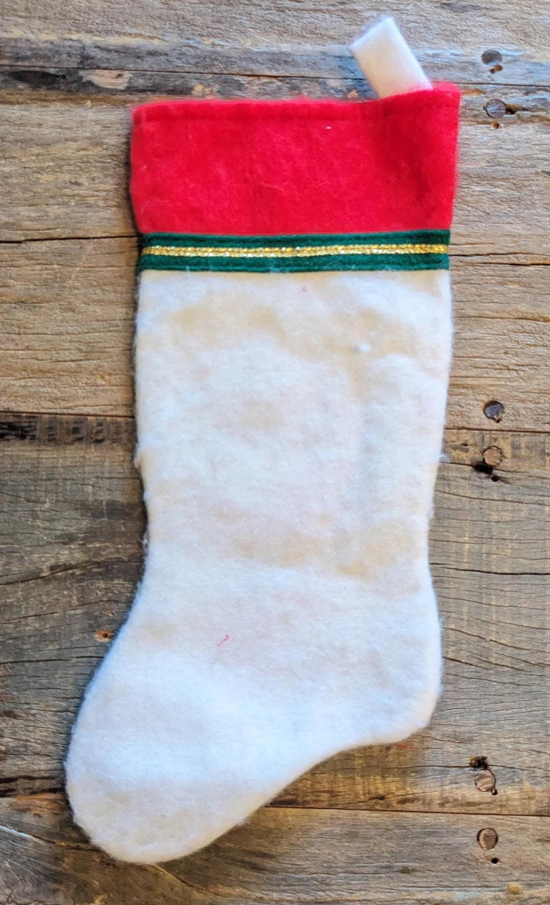 Vintage Santa Claus Christmas Stocking - Santa's Best