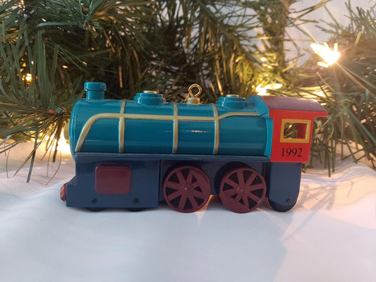 Hallmark 1992 Sky Line Locomotive Christmas Ornament