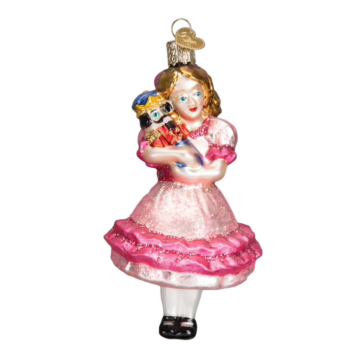 Clara from The Nutcracker Ballet - Blown Glass Tree Ornament by Old World Christmas