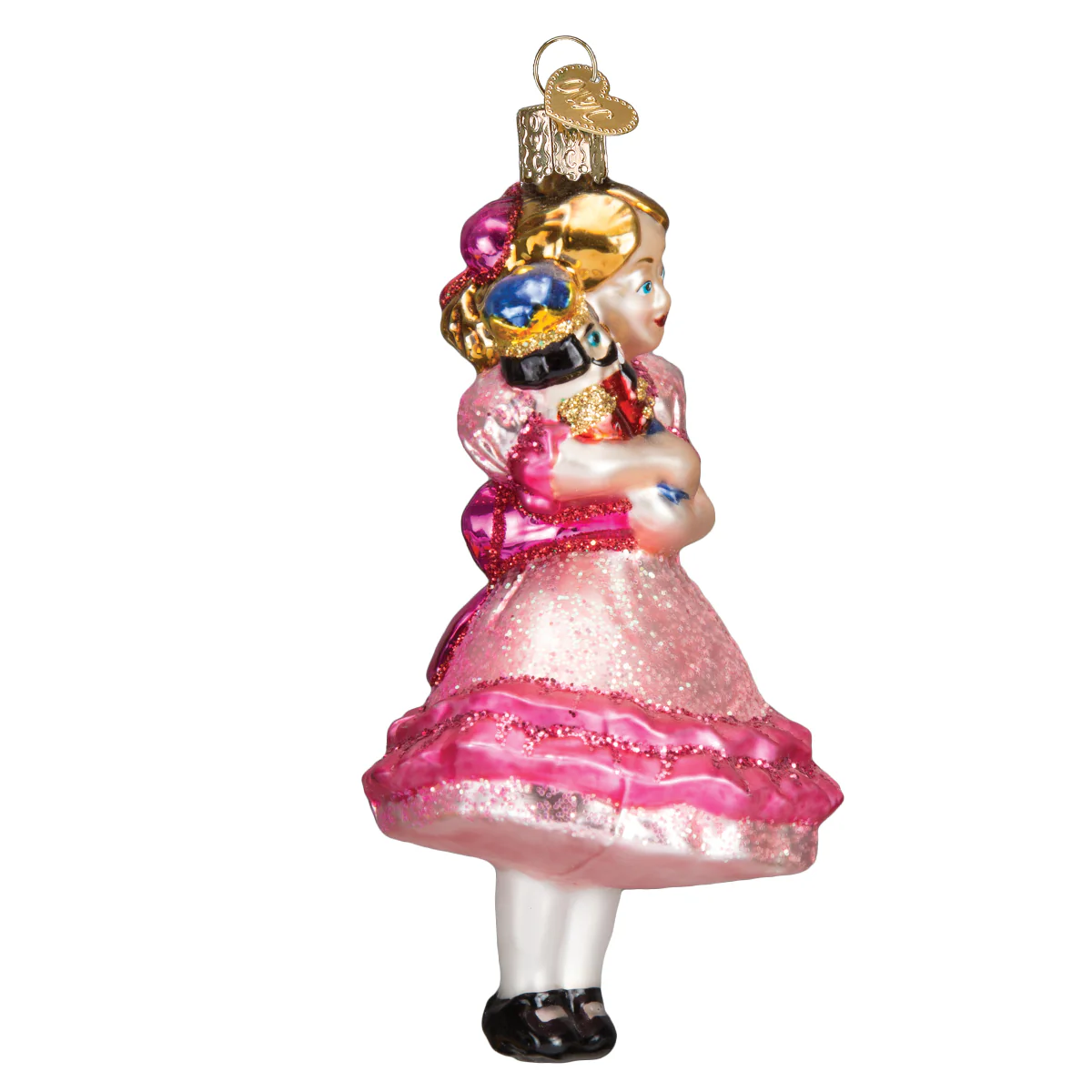 Clara from The Nutcracker Ballet - Blown Glass Tree Ornament by Old World Christmas