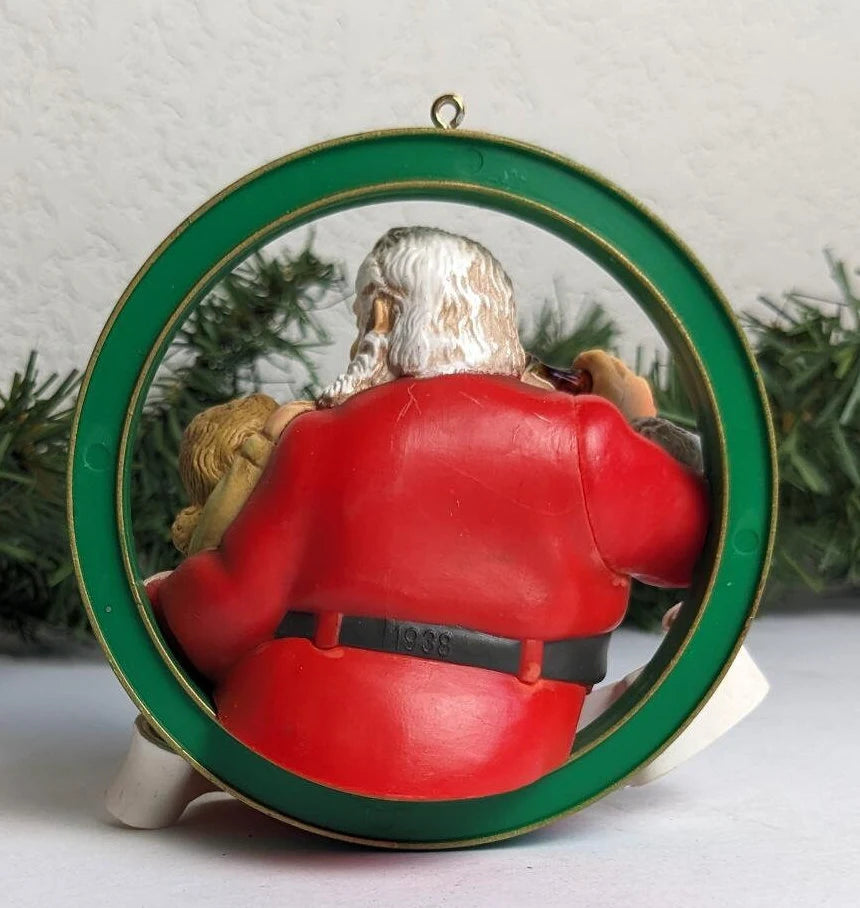 Santa Claus 'Christmas Is Love' Coca Cola Christmas Ornament