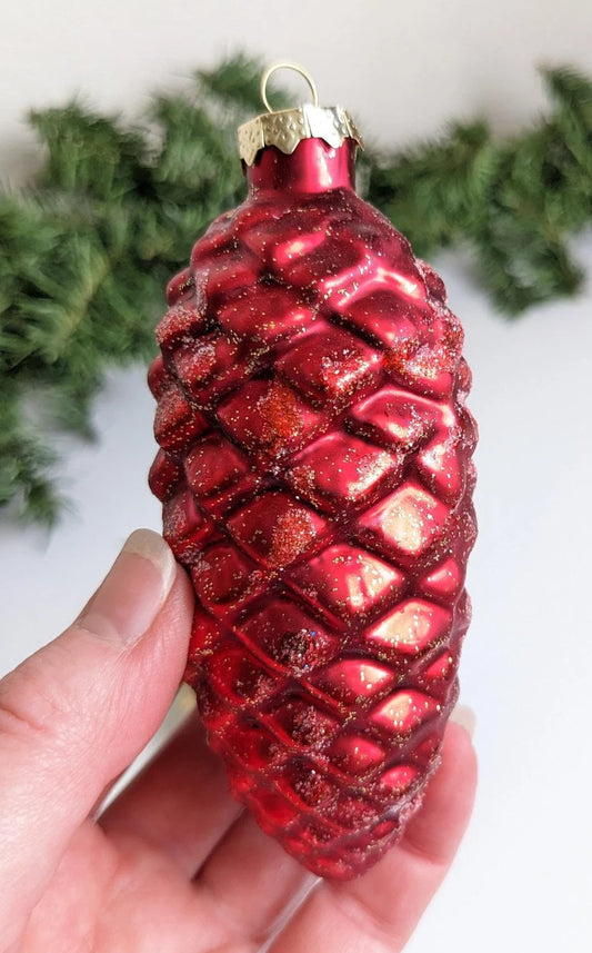 Vintage Pinecone Christmas Ornaments