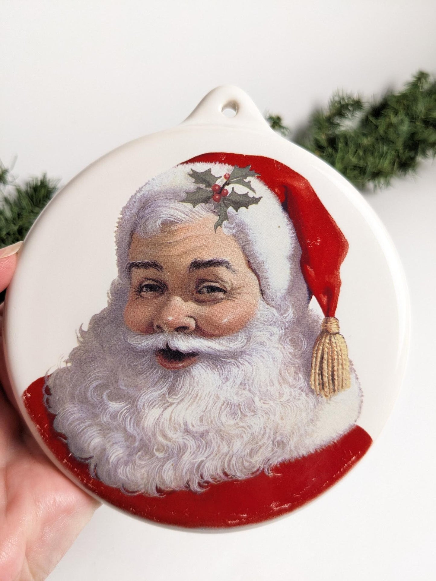 Vintage Pfaltzgraff Santa Claus Cookie Mold