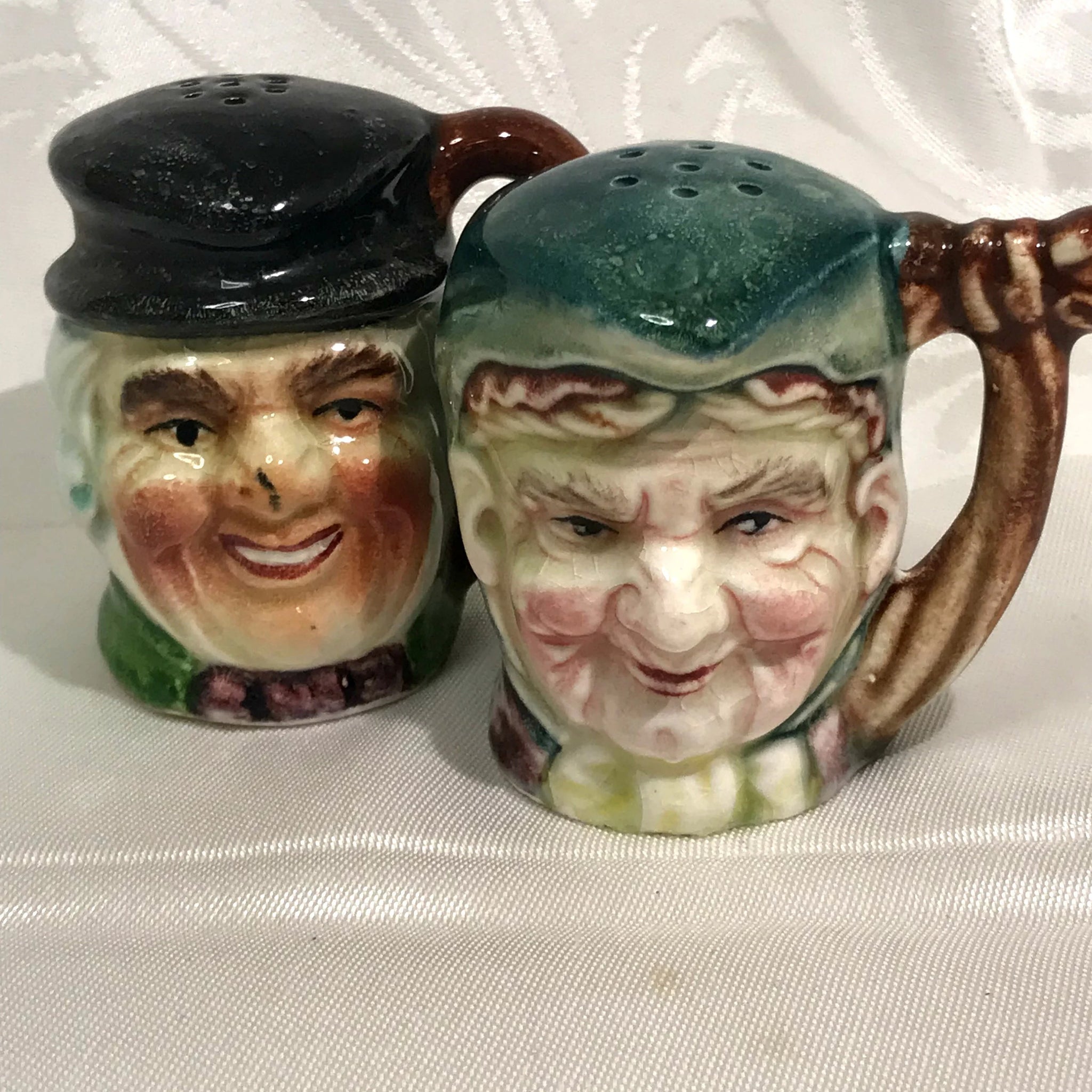 Toby Style Man & Woman Salt and Pepper Shakers