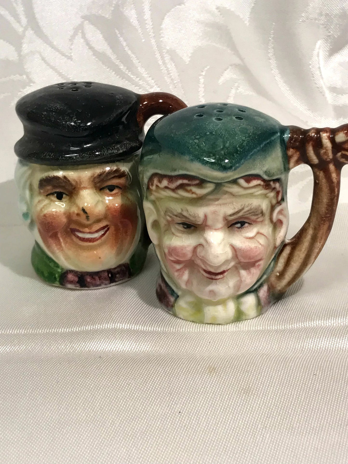 Toby Style Man & Woman Salt and Pepper Shakers