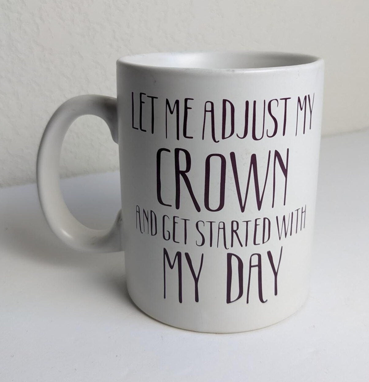 Let Me Adjust My Crown Cow Mug