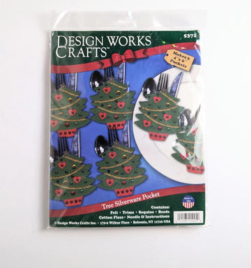 Christmas Tree Silverware Pocket Craft Kit 5372