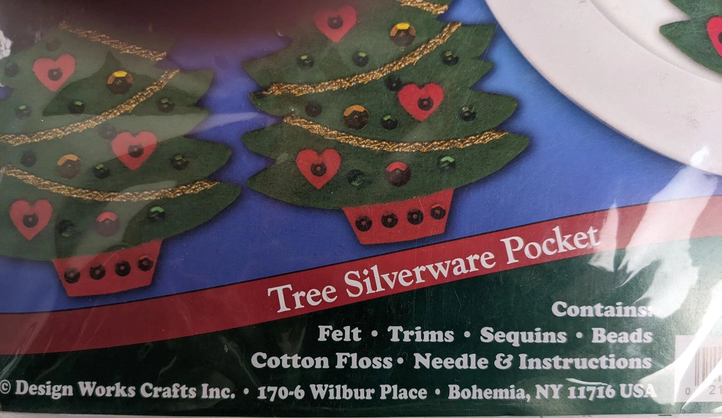 Christmas Tree Silverware Pocket Craft Kit 5372