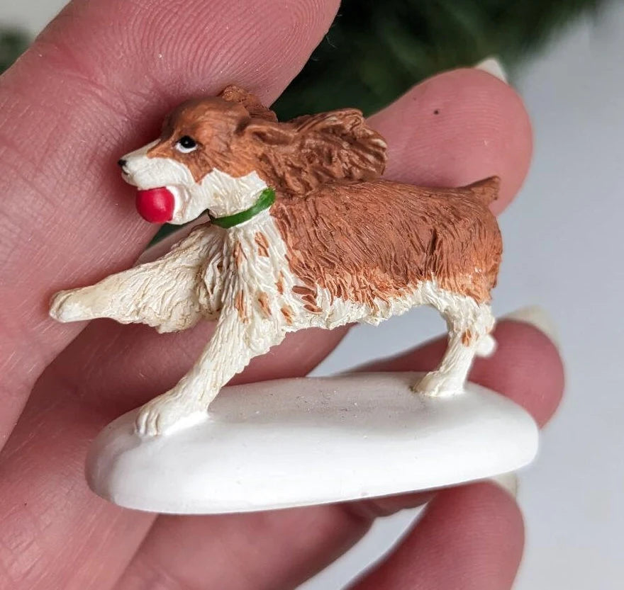 Vintage 1999 Dept 56 Village Cat and Dog Accessories