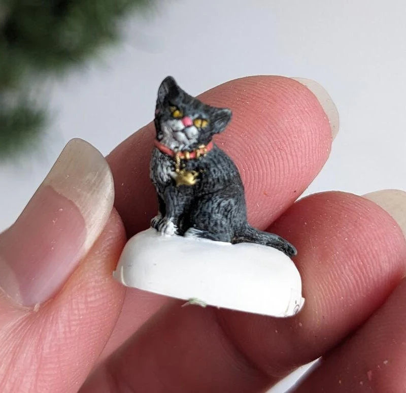 Vintage 1999 Dept 56 Village Cat and Dog Accessories