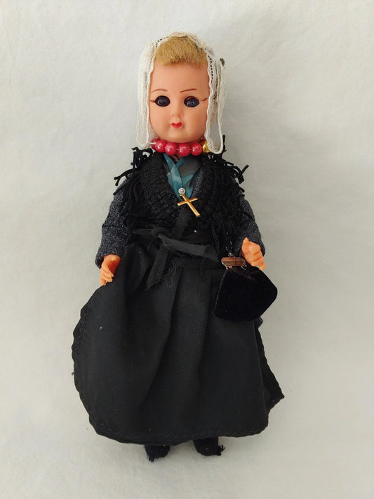 Vintage Traditional Catholic Blinking Doll