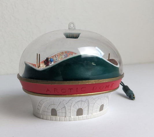 Vintage 1991 Hallmark Artic Dome Ornament