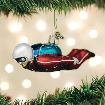 Skydiver Old World Christmas Ornament