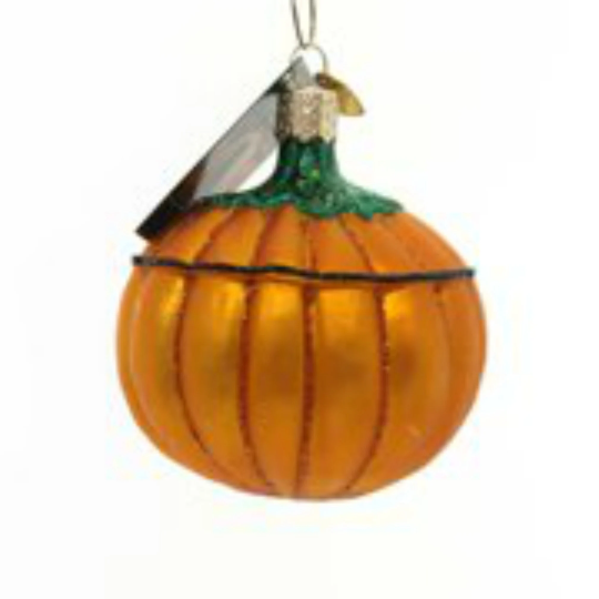 Masked Jack O' Lantern Old World Christmas Glass Ornament