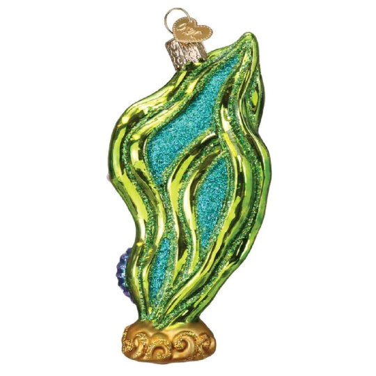 Bright Seahorse Old World Christmas Glass ornament