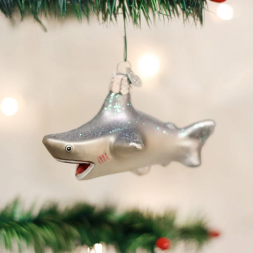 Shark Old World Christmas Ornament