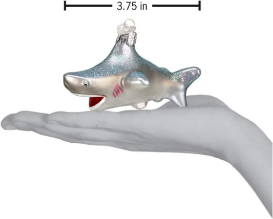 Shark Old World Christmas Ornament