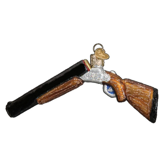 Shotgun Old World Christmas Glass Ornament