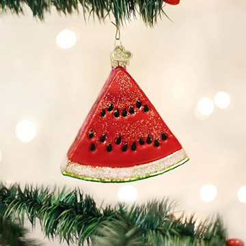 Watermelon Old World Christmas Ornament