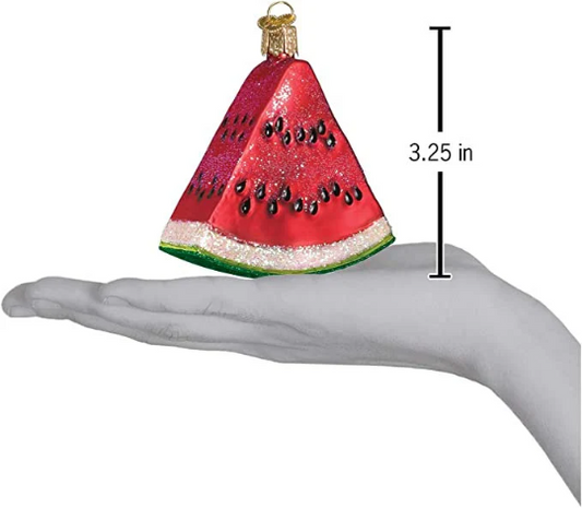 Watermelon Old World Christmas Ornament