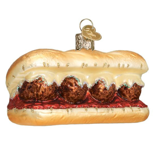 Meatball Sub Old World Christmas Ornament