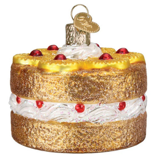 Pineapple Upside Down Cake Old World Christmas Ornament