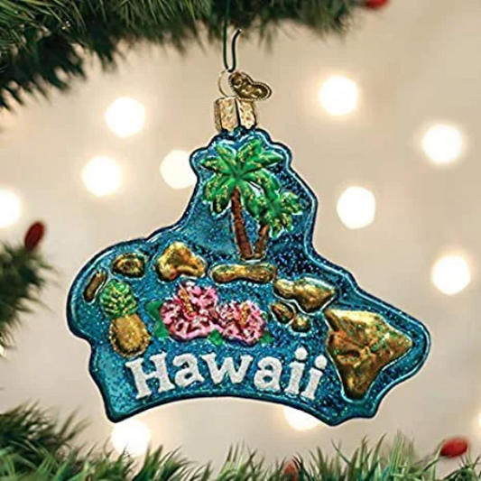 Hawaii Old World Christmas Ornament